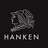 Logo of Hanken in a black background